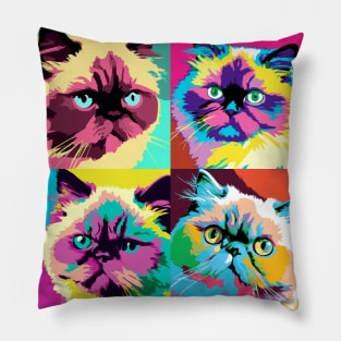 Himalayan Pop Art - Cat Lover Gift Pillow