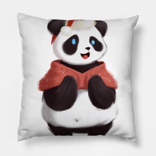 Cute Panda Drawing Pillow