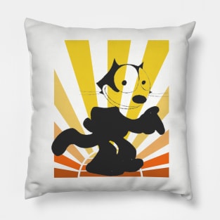 Felix the cat sunset Pillow