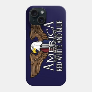 Eagle - Our Blood Runs RWB Phone Case