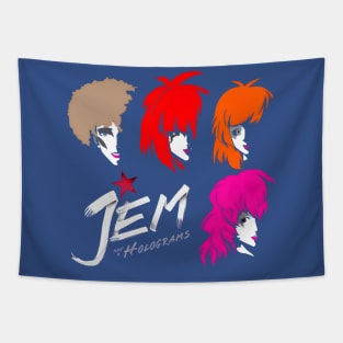 Jem and the holograms t-shirt Tapestry