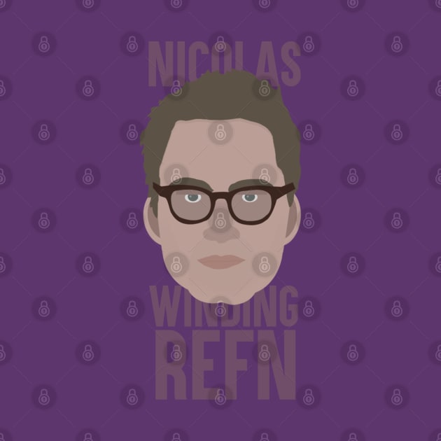 Nicolas Winding Refn Head by JorisLAQ