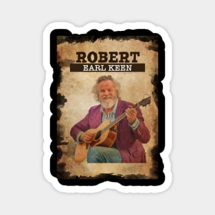 Vintage Old Paper 80s Style Robert Earl Keen Magnet