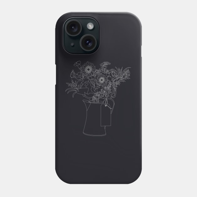 Awesome Line Art Design Phone Case by madlymelody