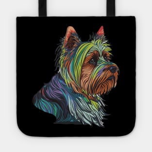 Yorkshire Terrier Dog Art Tote