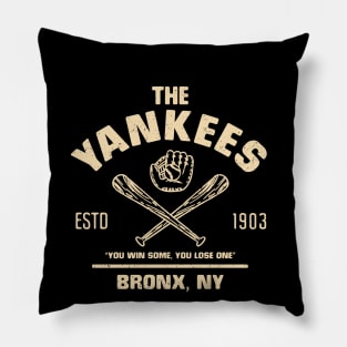 New York Yankees Retro by Buck Tee Pillow