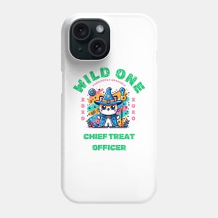 Wild one cat Kawaii Wizard Cat funny Phone Case