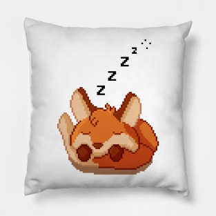 sleeping fox Pillow
