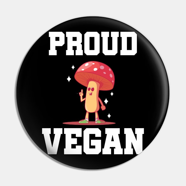 Proud Vegan Pin by HUNTINGisLIFE