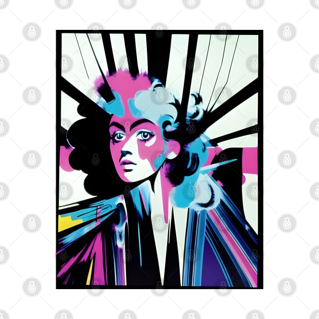 Pop The Art #2 - Bold Portrait by MonkeyButlerDesigns