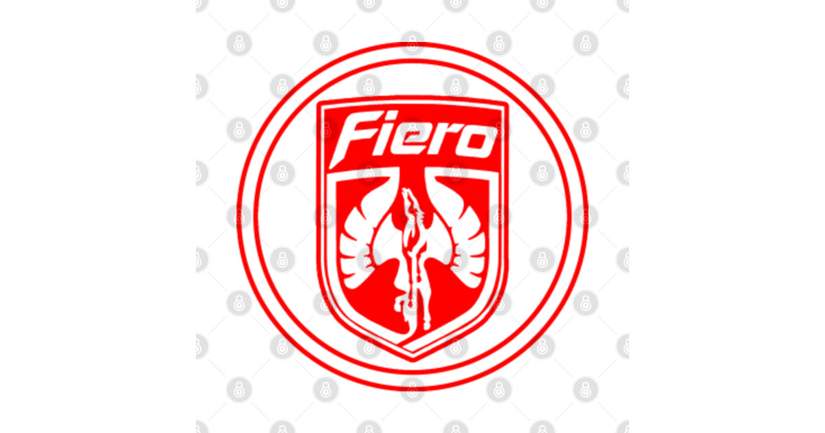 Pontiac Fiero Classic Cars Logo - Classic Cars - Sticker | TeePublic