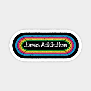 janes ll rainbow retro Magnet