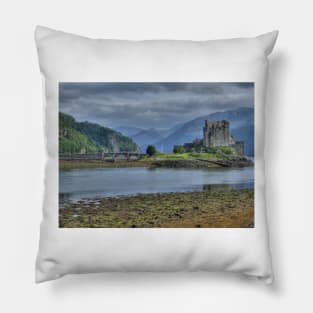 Eilean Donan Castle in the Highlands of Scotland Pillow