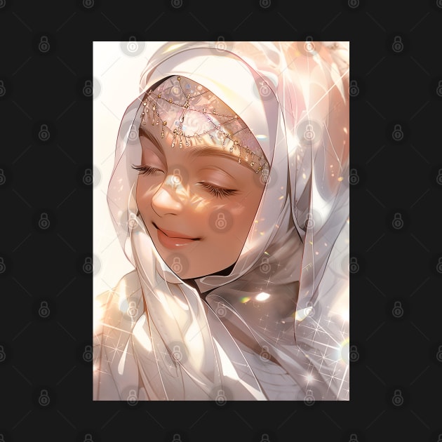 Cute anime girl - kawaii hijab anime girl by GothicDesigns