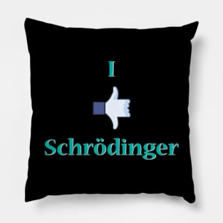 I Like Dislike Schrodinger - Paradox Pillow