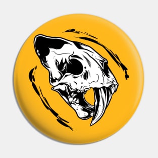 Smilodon Skull Ink Pin