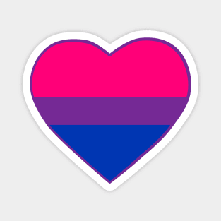 Pride Flag Heart Bisexual Magnet