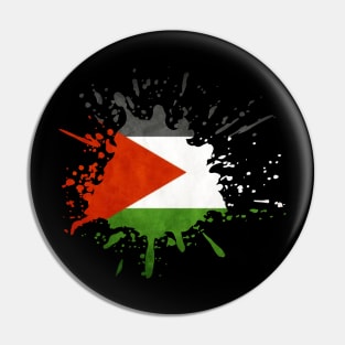 Freedom For Gaza - Palestinian Flag Fist For Freedom Pin