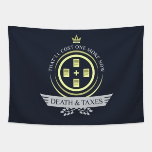 Death and Taxes Life V2 Tapestry