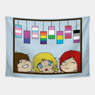 kawaii chibis Tapestry