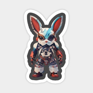 Red Rabbit Magnet