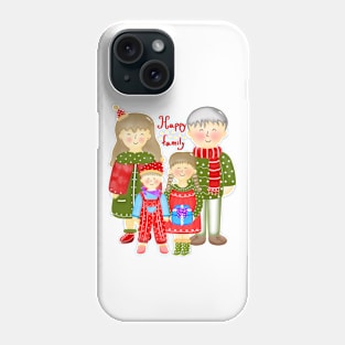 Happy family Phone Case