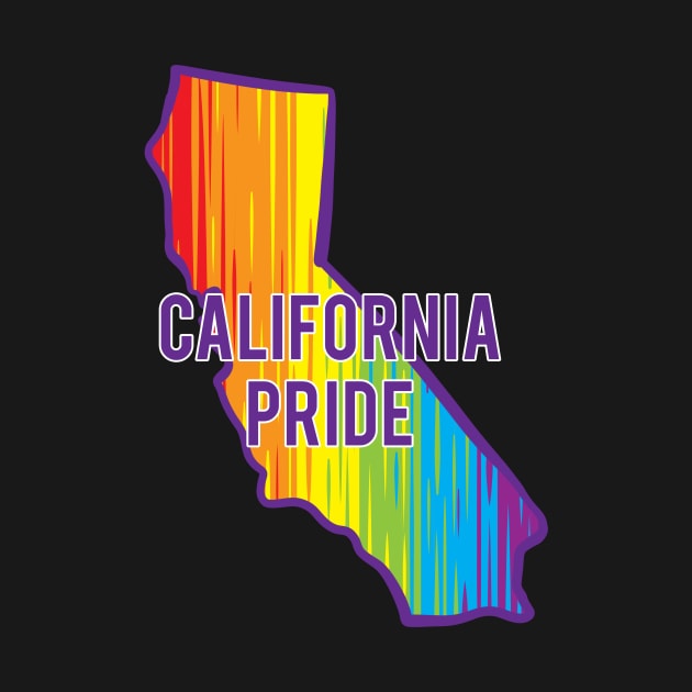 California Pride LGBTQ by Manfish Inc.