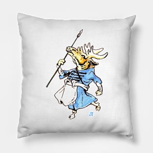 Elk Fighter Pillow