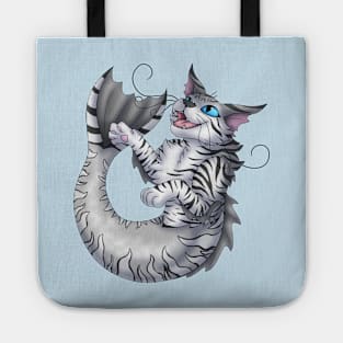 Purrmaid: Silver Tabby Tote