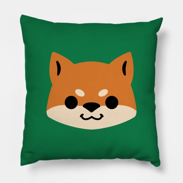 Red Shiba Inu Pillow by kaeru