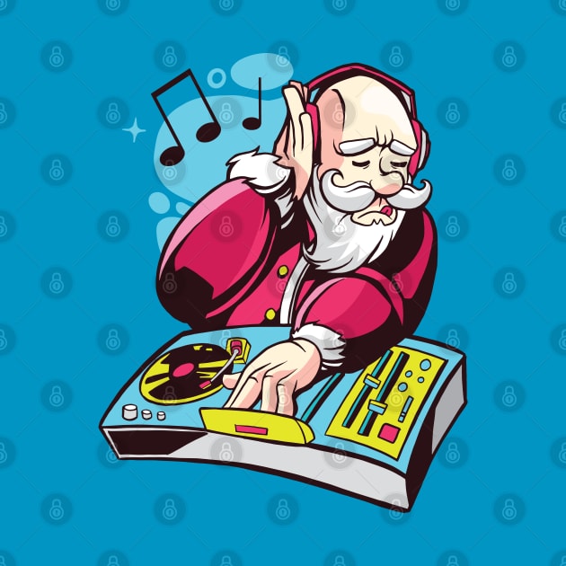 Dj Santa by Safdesignx