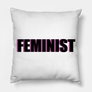 FEMINIST (pink) Pillow