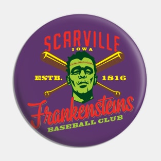 Scarville Iowa Frankensteins Pin