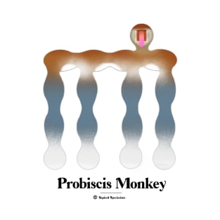 Bold monkey print "Probiscis monkey" T-Shirt