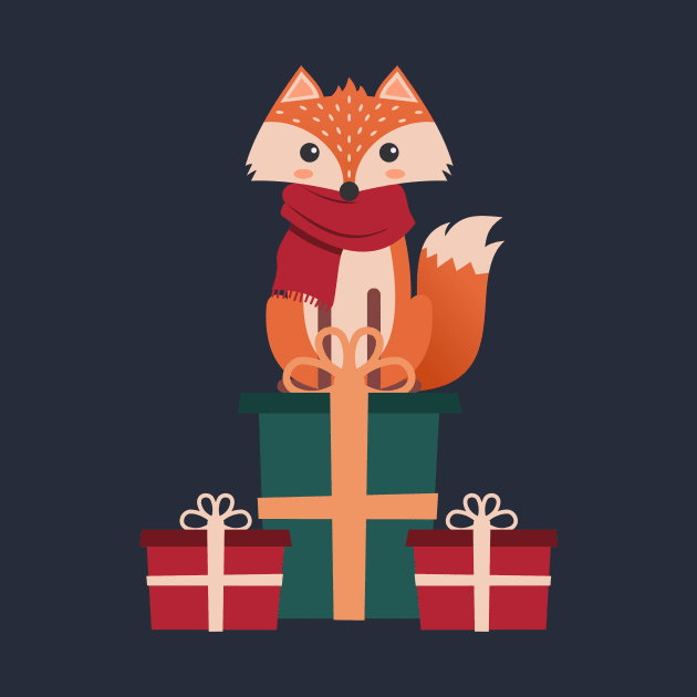 Merry Christmas Fox by everinseason