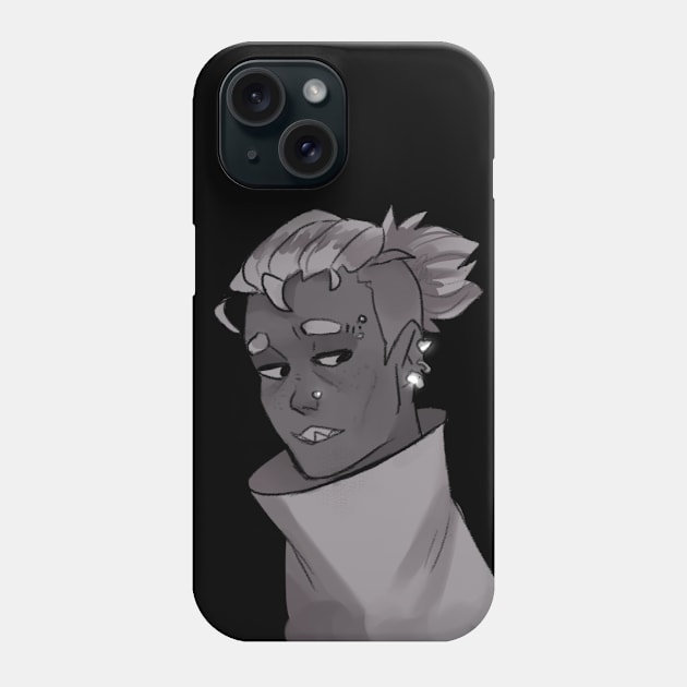 SwapFell Papyrus Humanization Sketch Phone Case by WiliamGlowing