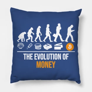 the evolution of money bitcoin 1 Pillow