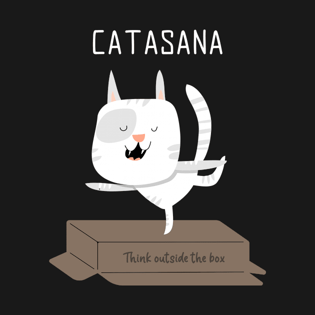 Yoga Cat- Think outside the box by Eternal Experience