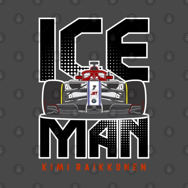 Kimi Raikkonen The Iceman by jaybeetee