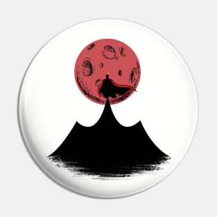 Vampire in red Pin