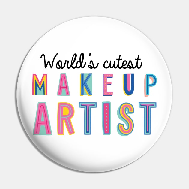 Makeup Artist Gifts | World's cutest Makeup Artist Pin by BetterManufaktur