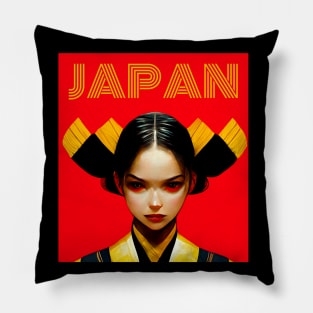Japanese Geisha Kawaii Girl Pillow