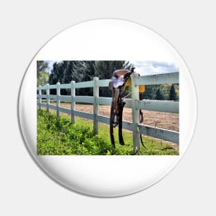 Saddle on the Fence Pin