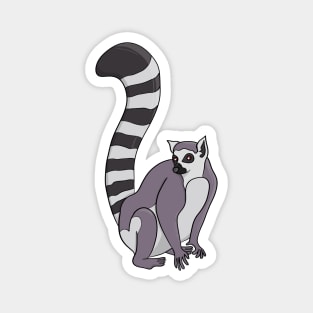 An adorable Lemur Magnet