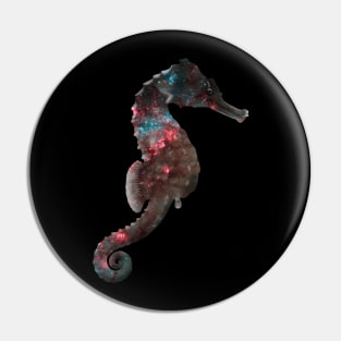 Galaxy Seahorse Pin