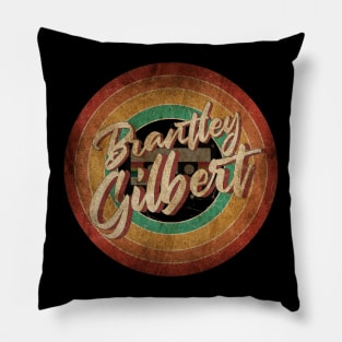 Brantley Gilbert Vintage Circle Art Pillow