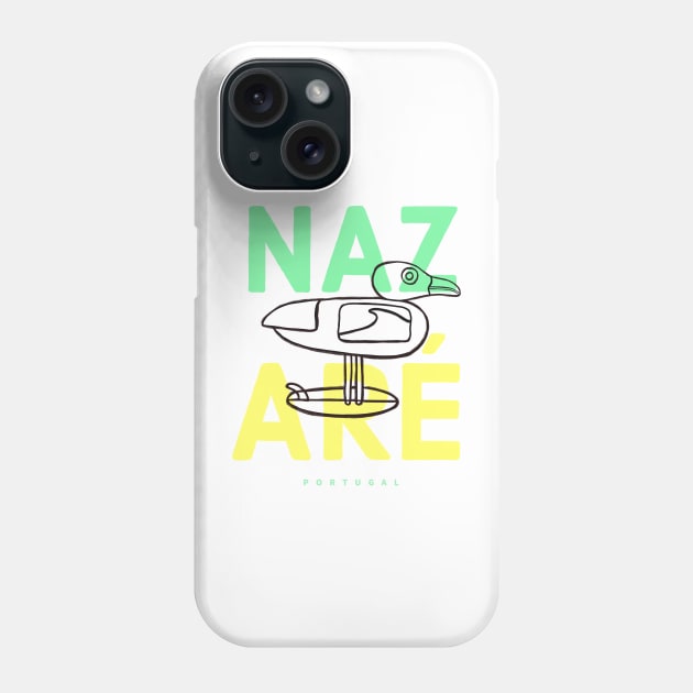 Nazare minimal Portugal Portugal travel travelling surfing surf Phone Case by Tropical Blood