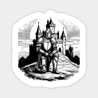 Kneeling Knight Magnet