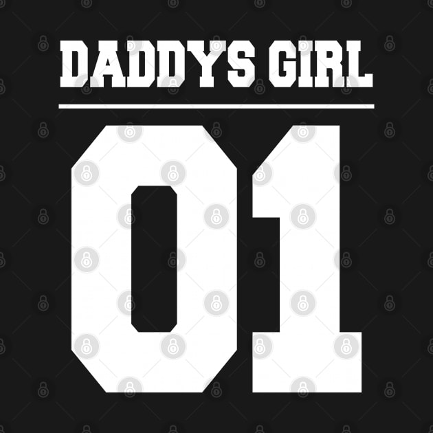 Father and Daughter Daddy And Daddys Girl Matching Design T-Shirt by PlimPlom