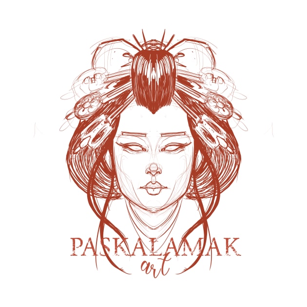 sketchy geisha art stuff by Paskalamak